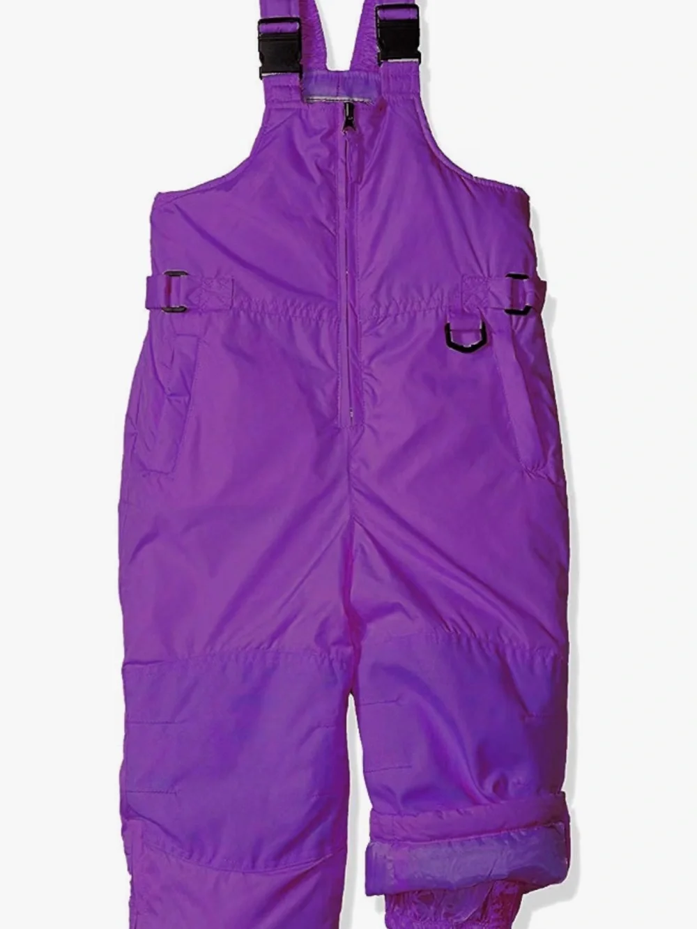 Kids Waterproof Purple Snow Bib Overalls